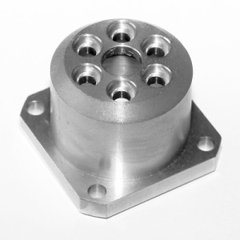 Roscado de cubierta de mecanizado de precisión de fundición de inversión de aluminio
